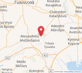 Map of Lianovérgi, Central Macedonia