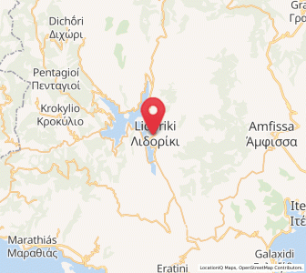 Map of Lidoríki, Central Greece
