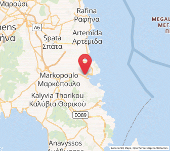 Map of Limín Mesoyaías, Attica