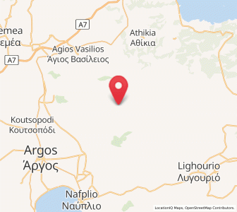 Map of Límnes, Peloponnese