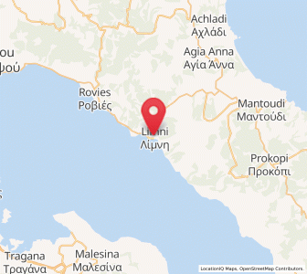 Map of Límni, Central Greece