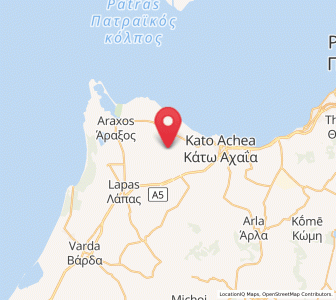 Map of Limnokhórion, West Greece
