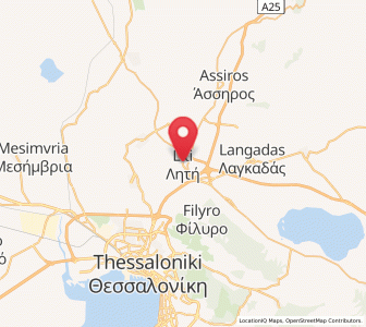 Map of Lití, Central Macedonia