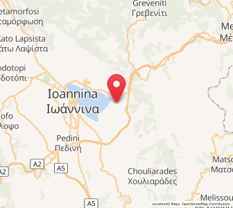 Map of Longádes, Epirus
