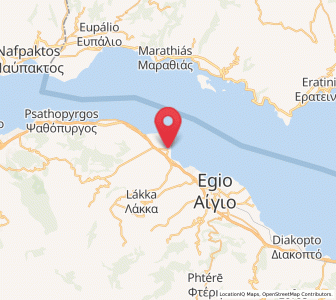 Map of Lóngos, West Greece