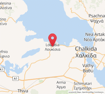 Map of Loukísia, Central Greece