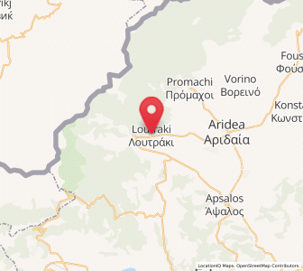 Map of Loutráki, Central Macedonia
