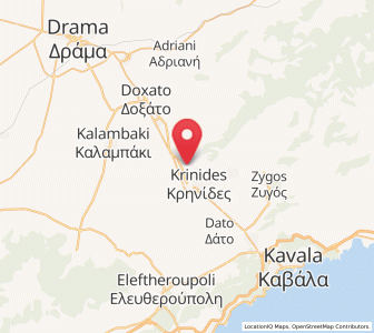 Map of Lydía, East Macedonia and Thrace