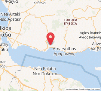 Map of Magoúla, Central Greece