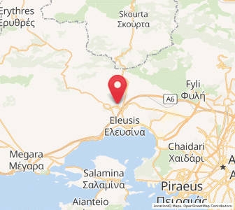 Map of Magoúla, Attica