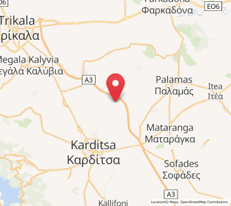 Map of Makrychóri, Thessaly