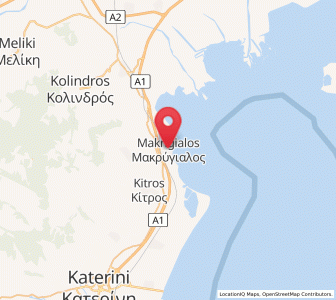 Map of Makrýgialos, Central Macedonia