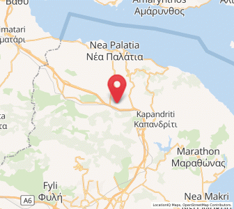 Map of Malakása, Attica