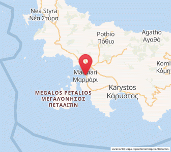 Map of Marmárion, Central Greece