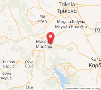 Map of Mavrommáti, Thessaly