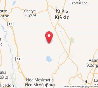 Map of Mavronéri, Central Macedonia
