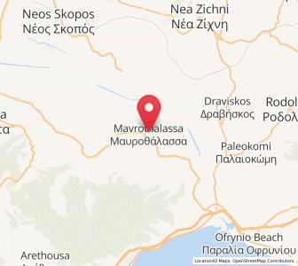 Map of Mavrothálassa, Central Macedonia