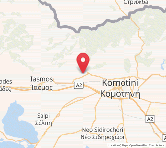 Map of Méga Pistó, East Macedonia and Thrace