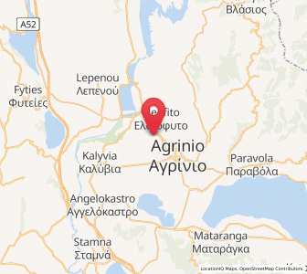 Map of Megáli Khóra, West Greece