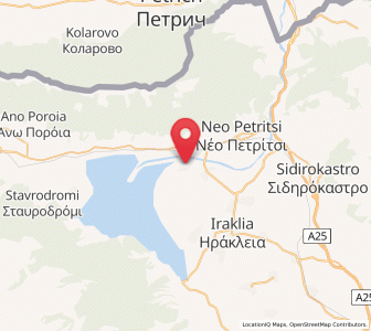 Map of Megalochóri, Central Macedonia