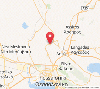 Map of Melissochóri, Central Macedonia