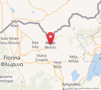 Map of Melíti, West Macedonia