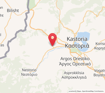 Map of Mesopotamía, West Macedonia