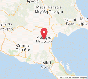 Map of Metagkítsi, Central Macedonia