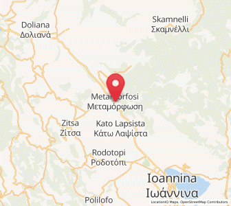 Map of Metamórfosi, Epirus