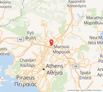 Map of Metamórfosi, Attica
