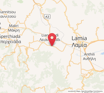Map of Mexiátai, Central Greece