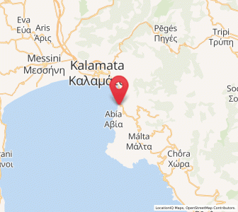 Map of Mikrá Mantíneia, Peloponnese