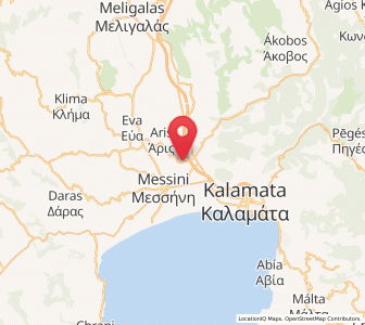 Map of Mikrománi, Peloponnese