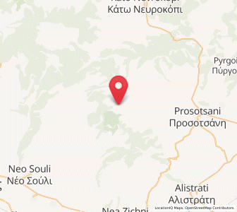 Map of Mikrópolis, East Macedonia and Thrace