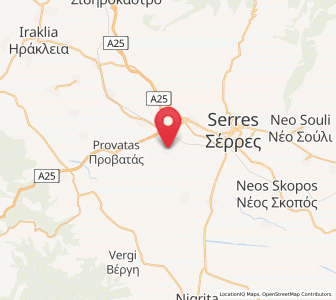 Map of Mitroúsi, Central Macedonia