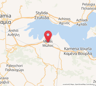 Map of Mólos, Central Greece