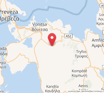 Map of Monastiráki, West Greece