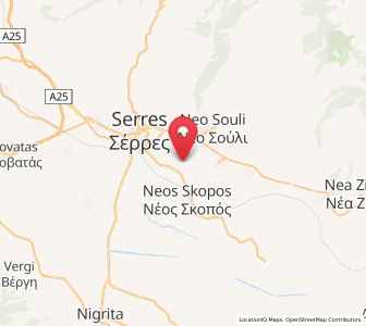 Map of Monóvrysi, Central Macedonia