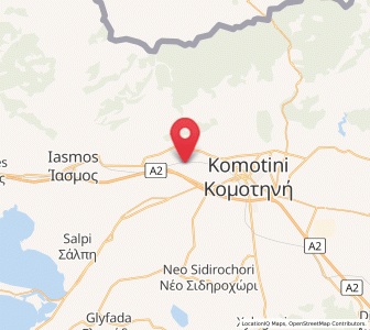 Map of Mosynopolis, Maximianopolis, Μαξιμιανούπολις, East Macedonia and Thrace