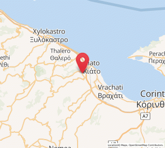 Map of Moúlki, Peloponnese