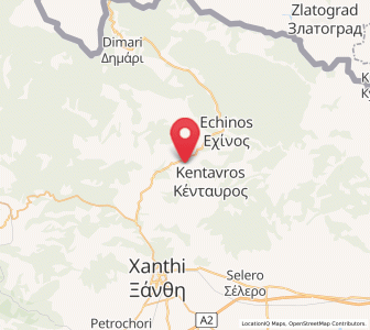 Map of Mýki, East Macedonia and Thrace