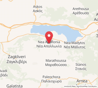 Map of Néa Apollonía, Central Macedonia