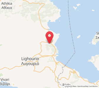 Map of Néa Epídavros, Peloponnese