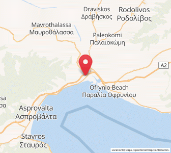 Map of Néa Kerdýlia, Central Macedonia
