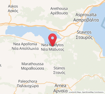 Map of Néa Mádytos, Central Macedonia