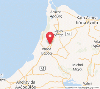 Map of Néa Manoláda, West Greece