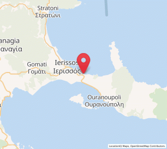 Map of Néa Róda, Central Macedonia