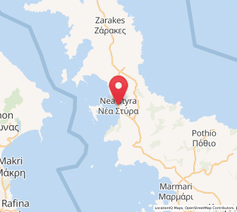 Map of Néa Stíra, Central Greece