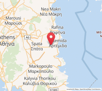 Map of Neápoli Spáton, Attica