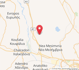 Map of Néo Agionéri, Central Macedonia